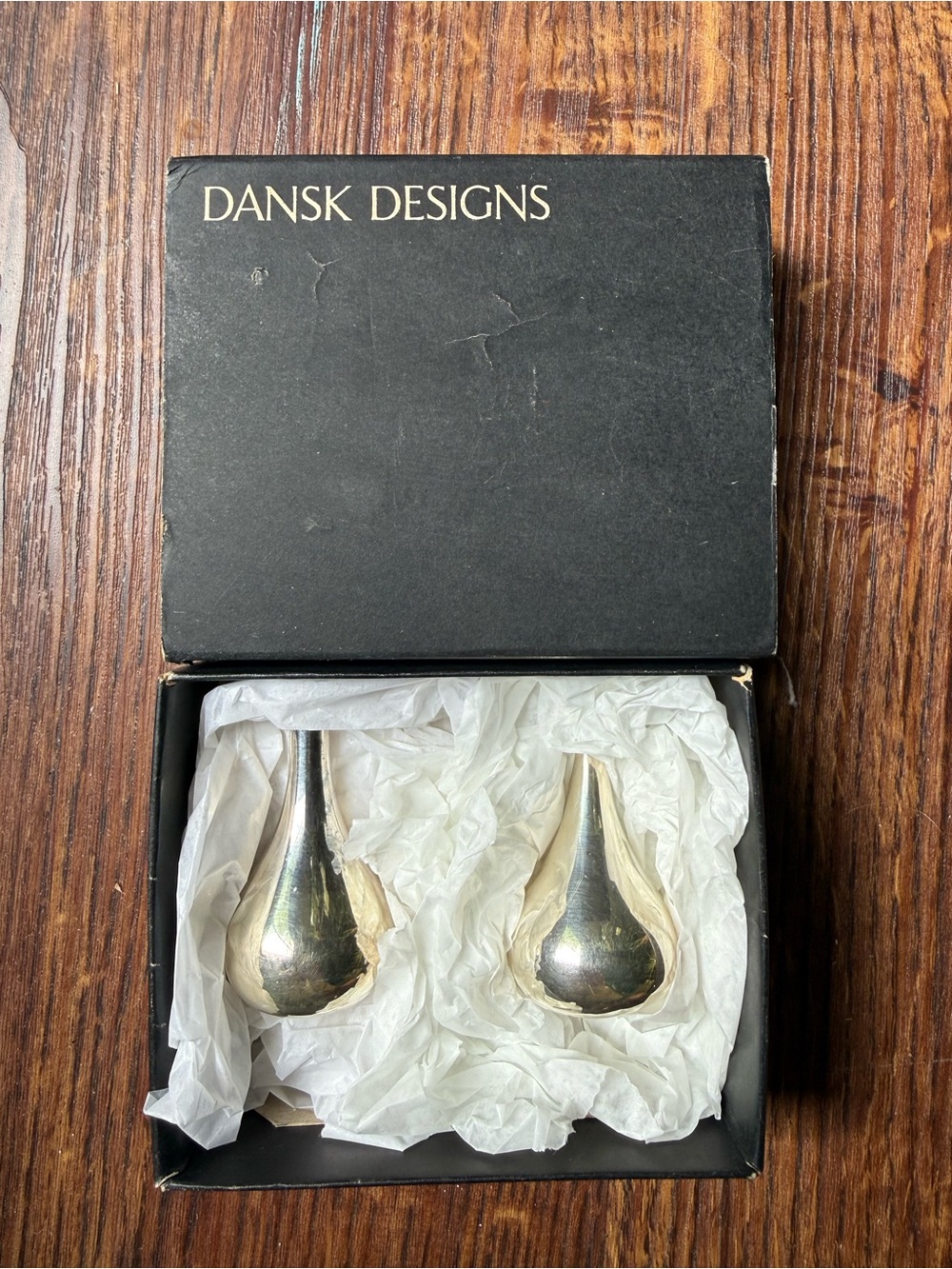 VINTAGE DANSK DESIGNS SILVER ONION CANDLE HOLDERS - SET OF 4 - Picture 9 of 14